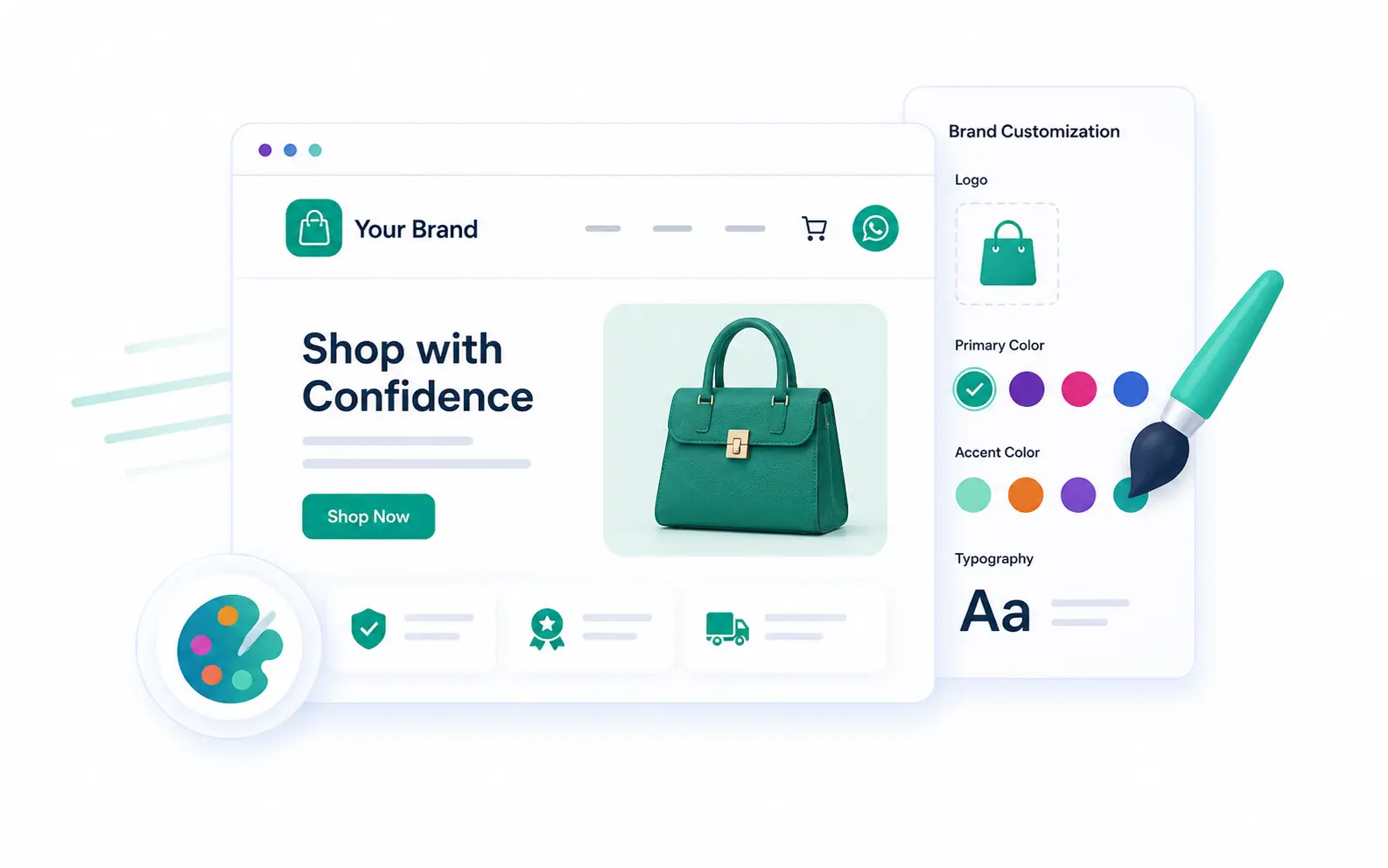 Brand customization options