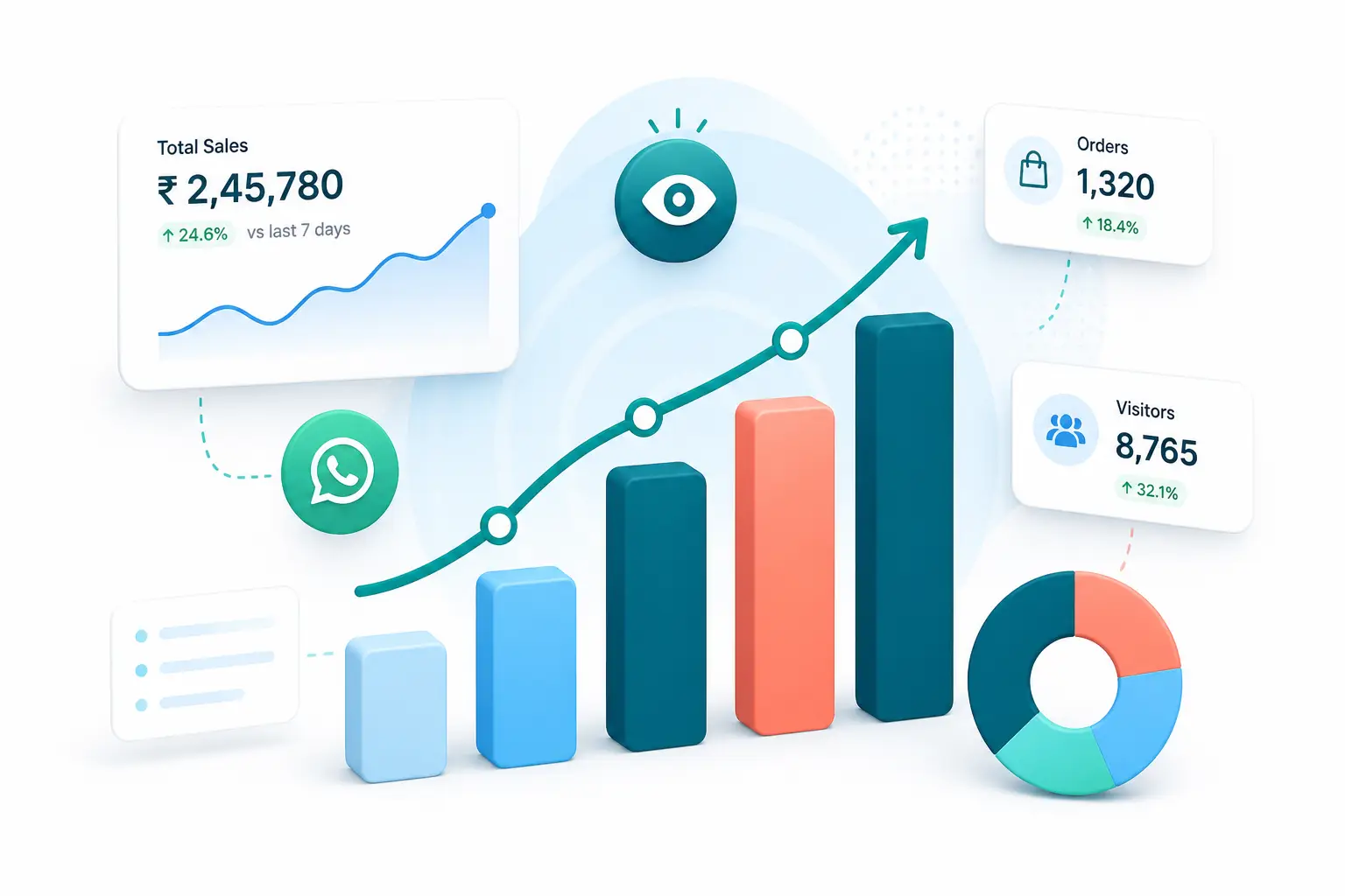 Real-time analytics dashboard preview